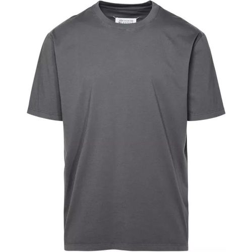 Gray Cotton T-Shirt - Größe L - gray - Maison Margiela - Modalova