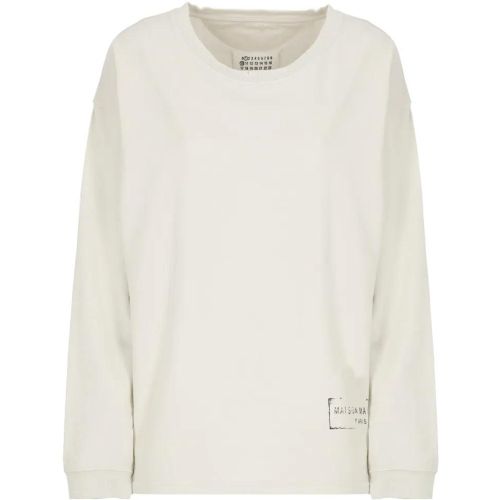 Ivory Cotton T-Shirt - Größe M - Maison Margiela - Modalova