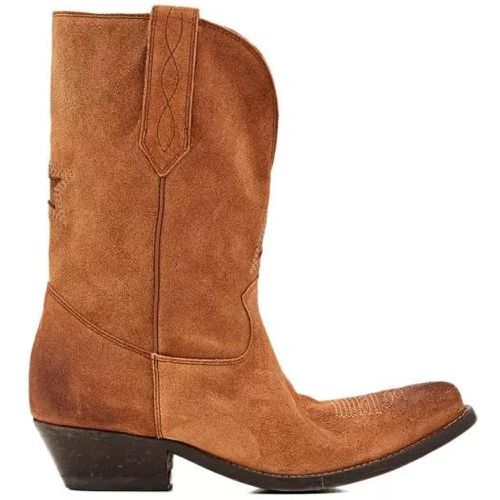 Boots & Stiefeletten - 45Mm Leather Brown Boots - Gr. 40 (EU) - in - für Damen - Golden Goose - Modalova