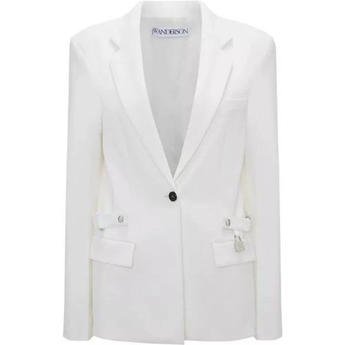 White Wool Jacket - Größe 6 - white - J.W.Anderson - Modalova