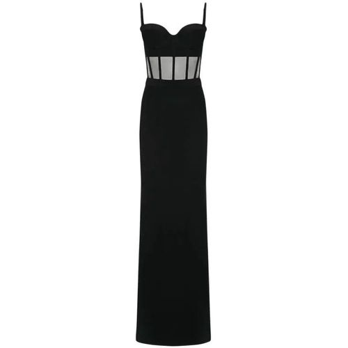 Maxi Evening Bustier Dress - Größe 42 - black - alexander mcqueen - Modalova