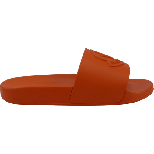 Slipper & Pantoletten - Ciabatta arancione con logo goffrato - Gr. 39 (EU) - in - für Damen - Moncler - Modalova