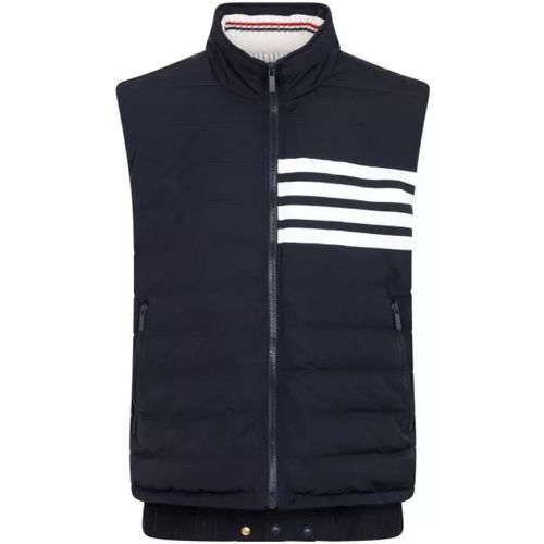 Navy Down Filled Ski Vest - Größe 4 - Thom Browne - Modalova