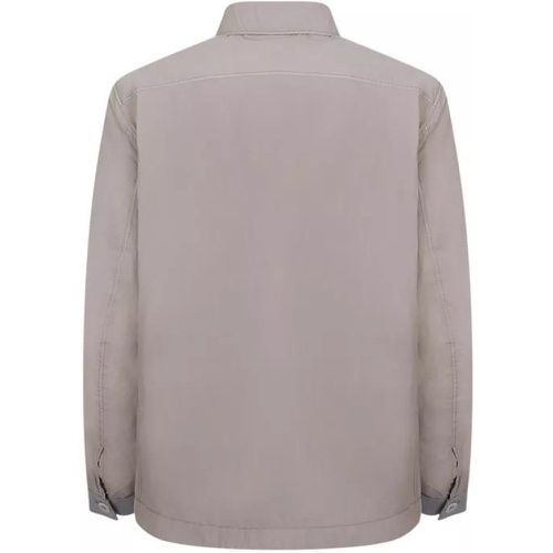 Zip-Un Grey Shirt Jacket - Größe 48 - grau - Ten C - Modalova