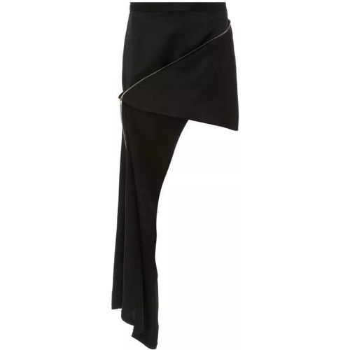 Black Zip-Detail Mini Skirt - Größe 6 - black - J.W.Anderson - Modalova