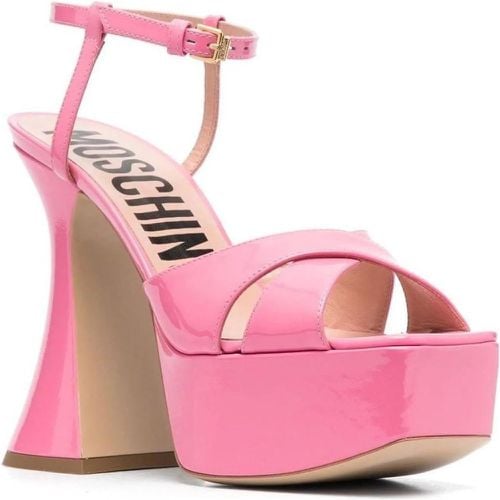 Slipper & Pantoletten - Sandals Pink - Gr. 37 (EU) - in Gold - für Damen - Moschino - Modalova