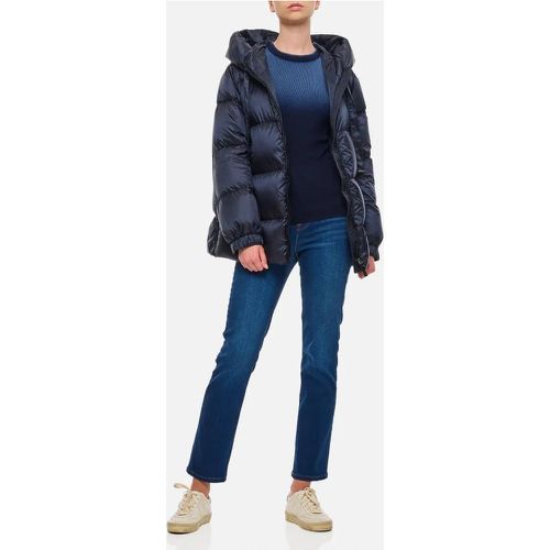 Seia Short Hooded Down Jacket - Größe 42 - blau - Max Mara - Modalova