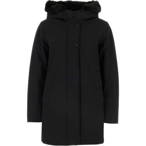 Coats Black - Größe L - Woolrich - Modalova