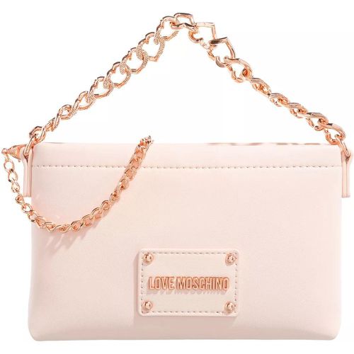 Crossbody Bags - Strass Heart Chain - Gr. unisize - in Gold - für Damen - Love Moschino - Modalova