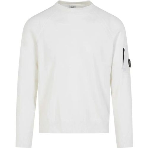 Gauze White Virgin Wool Crew Neck - Größe XL - CP Company - Modalova