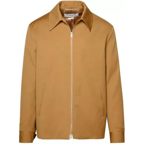 Beige Wool Jacket - Größe 48 - brown - Lanvin - Modalova