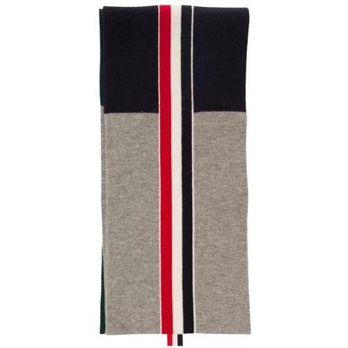 Tücher & Schals - Multicolor Scard With Intarsia Stripe In Wool - Gr. unisize - in - für Damen - Thom Browne - Modalova