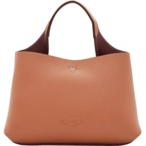 Totes & Shopper - Brown Mini Leather Shopping Bag - Gr. unisize - in - für Damen - TOD'S - Modalova