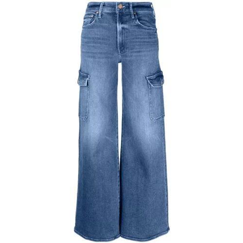 The Undercover Cargo Sneak Wide-Leg Denim Jeans - Größe 25 - blue - Mother - Modalova