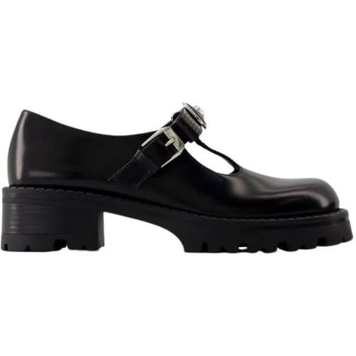 Derbies - Leather - Black - Gr. 37 (EU) - in - Versace - Modalova