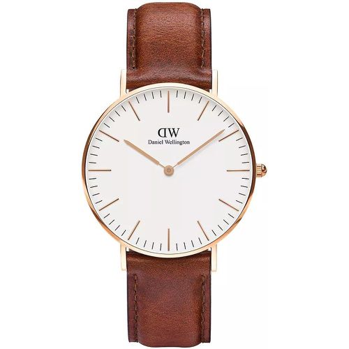 Uhr - Classic St Mawes 36 mm - Gr. unisize - in Braun - für Damen - Daniel Wellington - Modalova