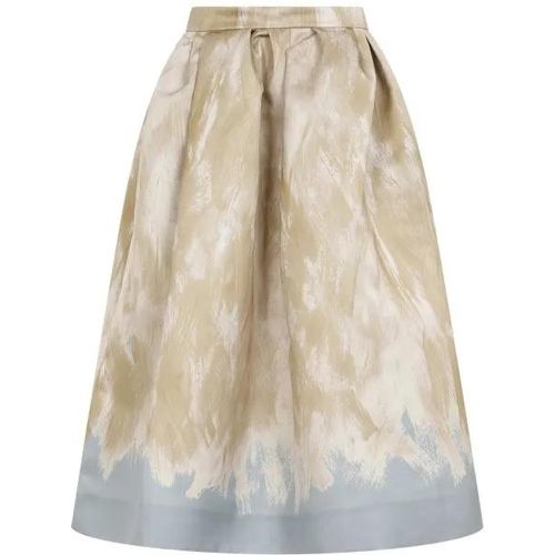 Soni Beige Polyester Midi Skirt - Größe 36 - Dries Van Noten - Modalova