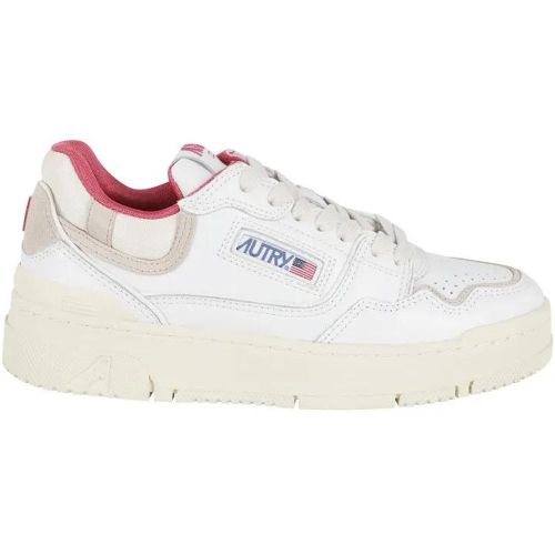 Low-Top Sneaker - Clc Classic White Low-Top Leather Sneakers - Gr. 36 (EU) - in - für Damen - Autry - Modalova