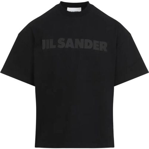 Black Cotton T-Shirt - Größe L - schwarz - Jil Sander - Modalova