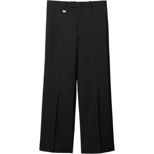 Trousers With Logo - Größe 48 - Burberry - Modalova