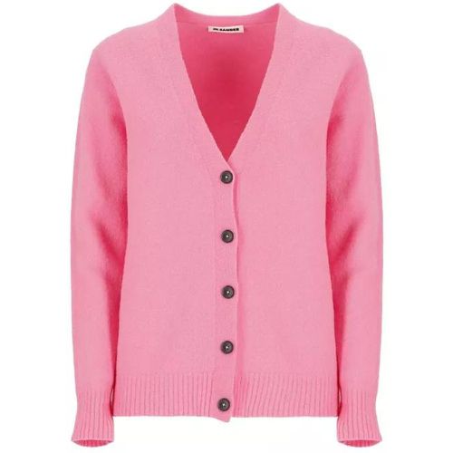 Wool Cardigan - Größe 42 - pink - Jil Sander - Modalova