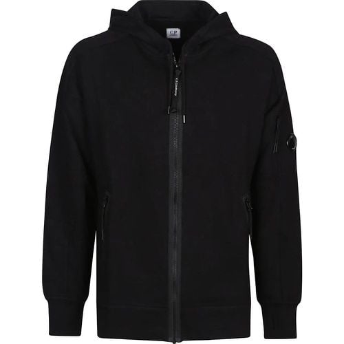 Diagonal Raised Zipped Sweatshirt Black - Größe XL - CP Company - Modalova