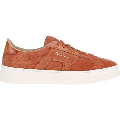 Low-Top Sneaker - Dbs Sf6 Double Buckle Sneakers Brown - Gr. 8 - in - für Damen - Santoni - Modalova