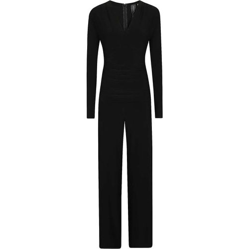 Long Sleeve V Neck Jumpsuit Black - Größe M - Norma Kamali - Modalova