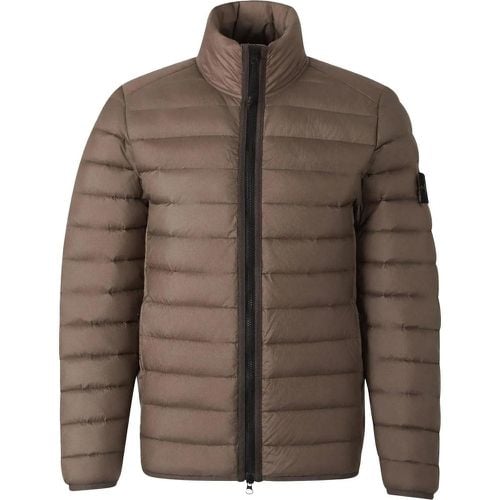 Logo Quilted Coat - Größe M - Stone Island - Modalova