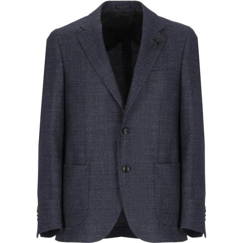 Wool And Silk Jacket - Größe 48 - Lardini - Modalova