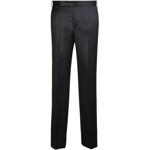 Linen Black Trousers - Größe 50 - black - Lardini - Modalova