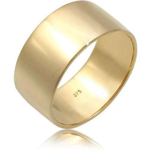 Ringe - Ring Basic Bandring 375 Gelbgold - Gr. 52 MM - in - für Damen - Elli - Modalova