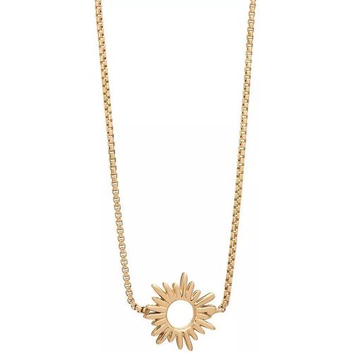 Halskette - 9K Solid Mini Electric Sunburst Necklace - Gr. unisize - in - für Damen - Rachel Jackson London - Modalova