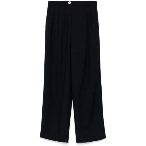 Navy Pleated Trousers - Größe 40 - AMI Paris - Modalova