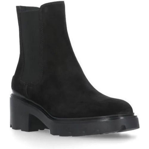 Boots & Stiefeletten - Black Suede Leather Boots - Gr. 37,5 (EU) - in - für Damen - TOD'S - Modalova