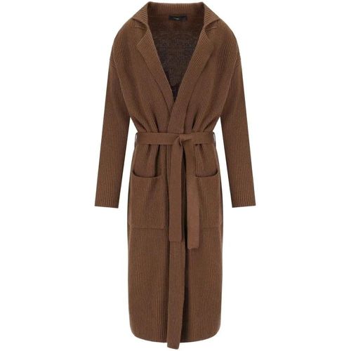 Kabul Brown Belted Cardigan - Größe XS - Max Mara - Modalova