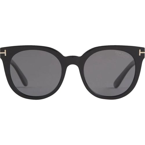 Sonnenbrille - Moira Oval Sunglasses - Gr. unisize - in Schwarz - für Damen - Tom Ford - Modalova