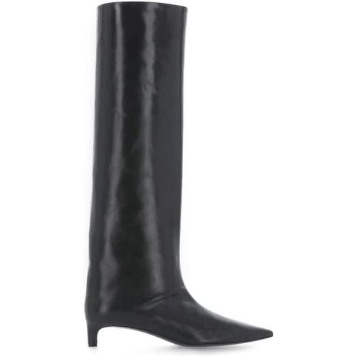 Boots & Stiefeletten - Black Leather Kneehigh Boots - Gr. 39 (EU) - in - für Damen - Jil Sander - Modalova