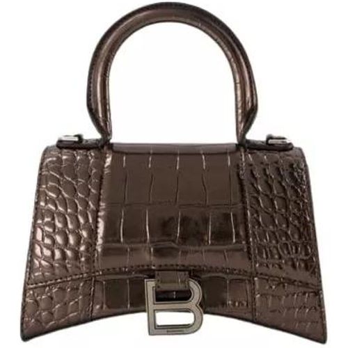 Crossbody Bags - Hourglass Xs Bag - Leather - Dark Bronze - Gr. unisize - in - für Damen - Balenciaga - Modalova