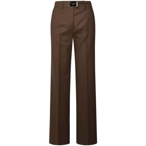 Camel Wool Pants - Größe 38 - brown - Dolce&Gabbana - Modalova
