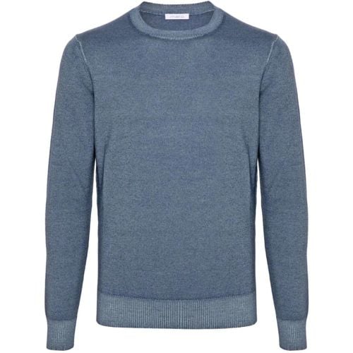 Wool Crewneck Sweater - Größe 50 - Malo - Modalova