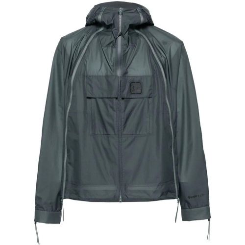 Jacket With Logo - Größe 52 - grau - CP Company - Modalova