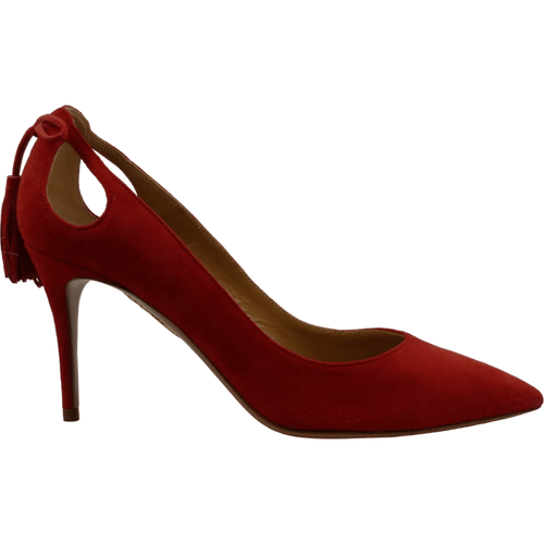 Hohe Schuhe - Decollete Rosso in Suede - Gr. 36 (EU) - in - für Damen - Aquazzura - Modalova