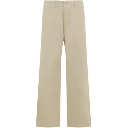 Hunter Beige Cotton Trousers - Größe L - Burberry - Modalova