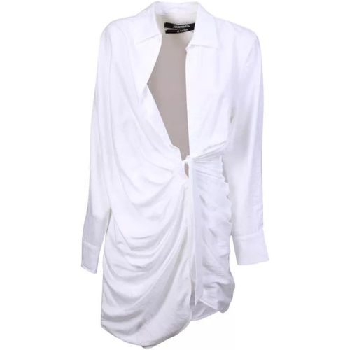 White Bahia Mini Dress - Größe 34 - weiß - Jacquemus - Modalova