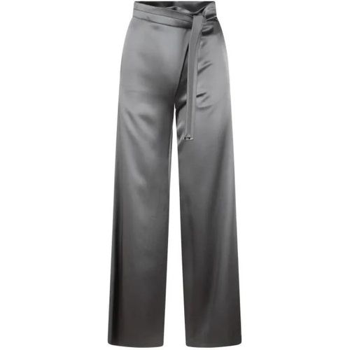 Satin Fluid Trousers - Größe 46 - grau - Herno - Modalova