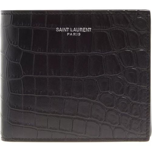 Portemonnaies - East/West Coin Wallet Crocodile Embossed - Gr. unisize - in - für Damen - Saint Laurent - Modalova