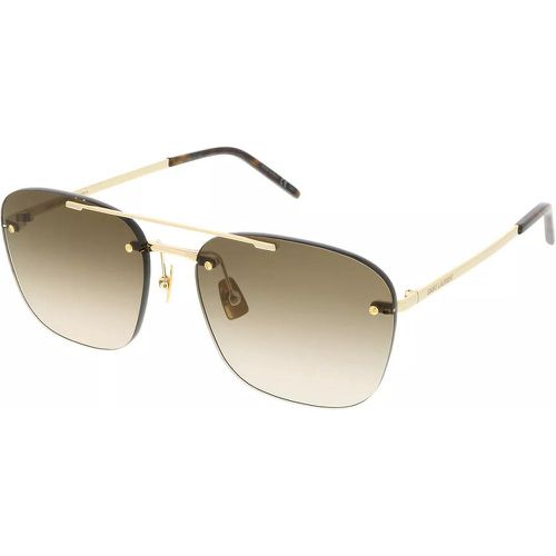 Sonnenbrillen - SL 309 RIMLESS-003 58 Sunglass Unisex Metal - Gr. unisize - in - für Damen - Saint Laurent - Modalova