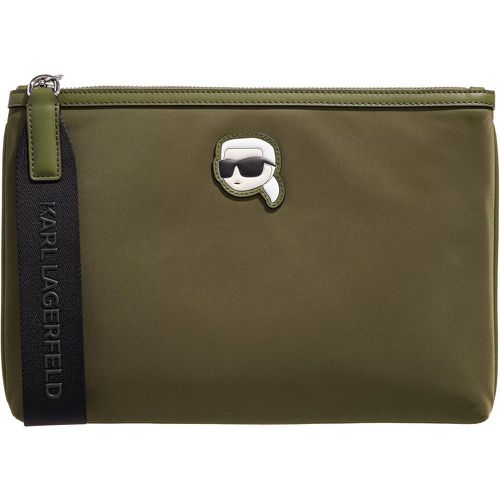 Pochettes - K/Ikonik 2.0 Nylon Small Pouch - Gr. unisize - in - für Damen - Karl Lagerfeld - Modalova