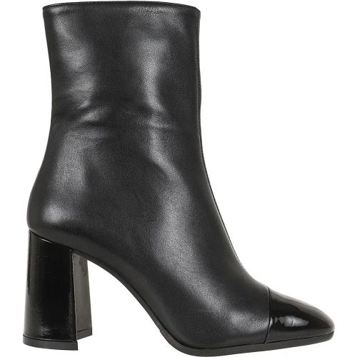 Stiefel - Black Nappa Patent Leather Ankle Boots - Gr. 35 (EU) - in - für Damen - Carel Paris - Modalova